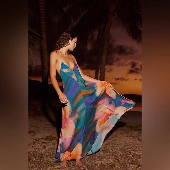 Free People Dresses & Skirts - Free People Catalina Dress in Sunset